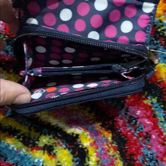 Vera Bradley Iconic Card Case Classic Navy NWT - Picture 4 of 6